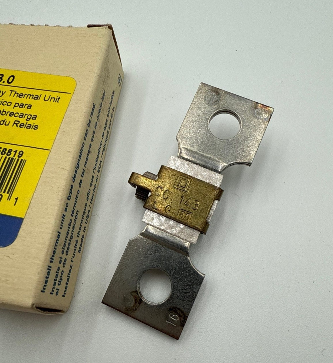 1PC Square D CC143 Thermal Overload Relay Heater Element Unit CC 143.0 New