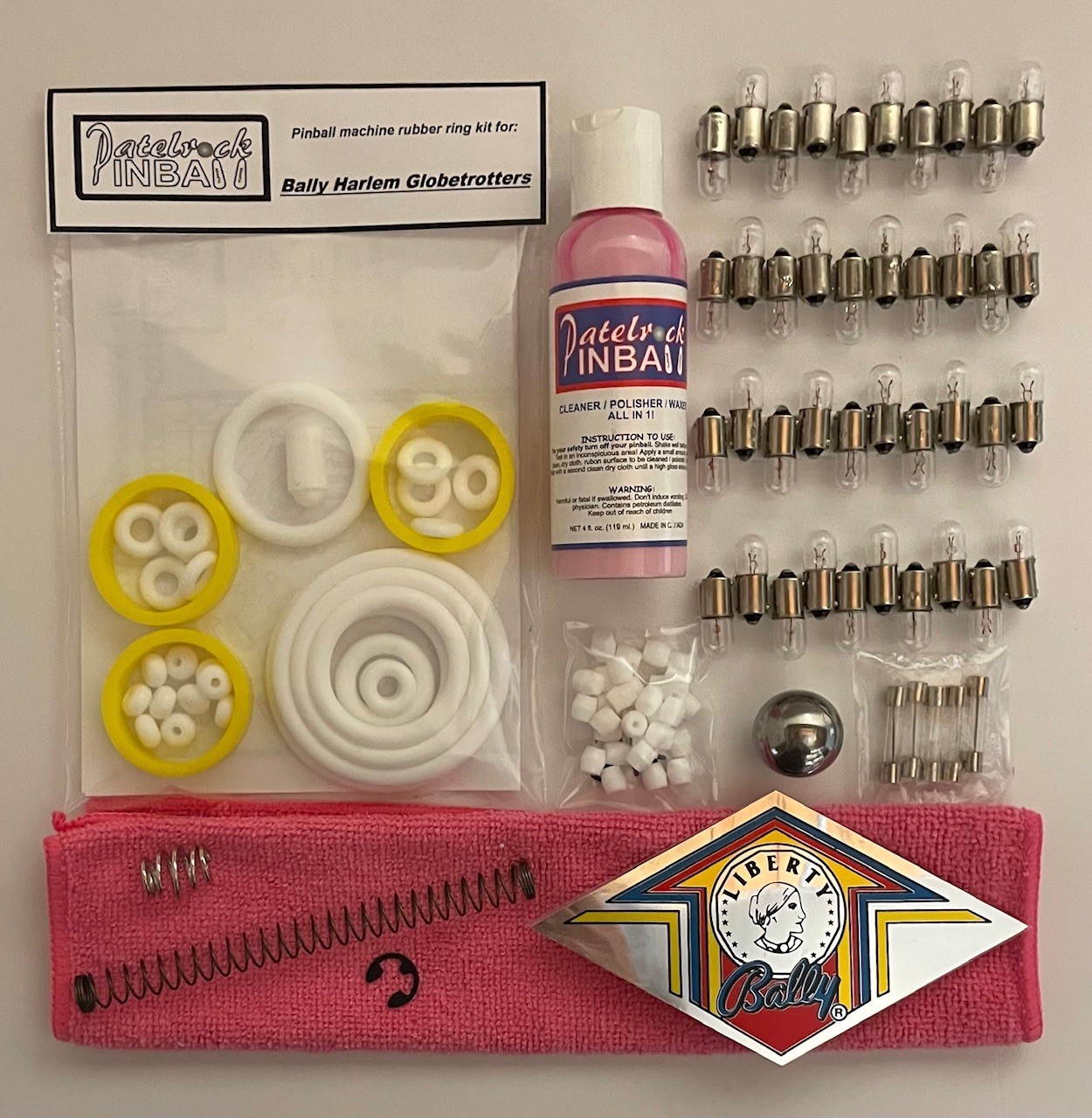 1979 Bally Harlem Globetrotters On Tour Pinball Machine Maintenance Tune Up Kit