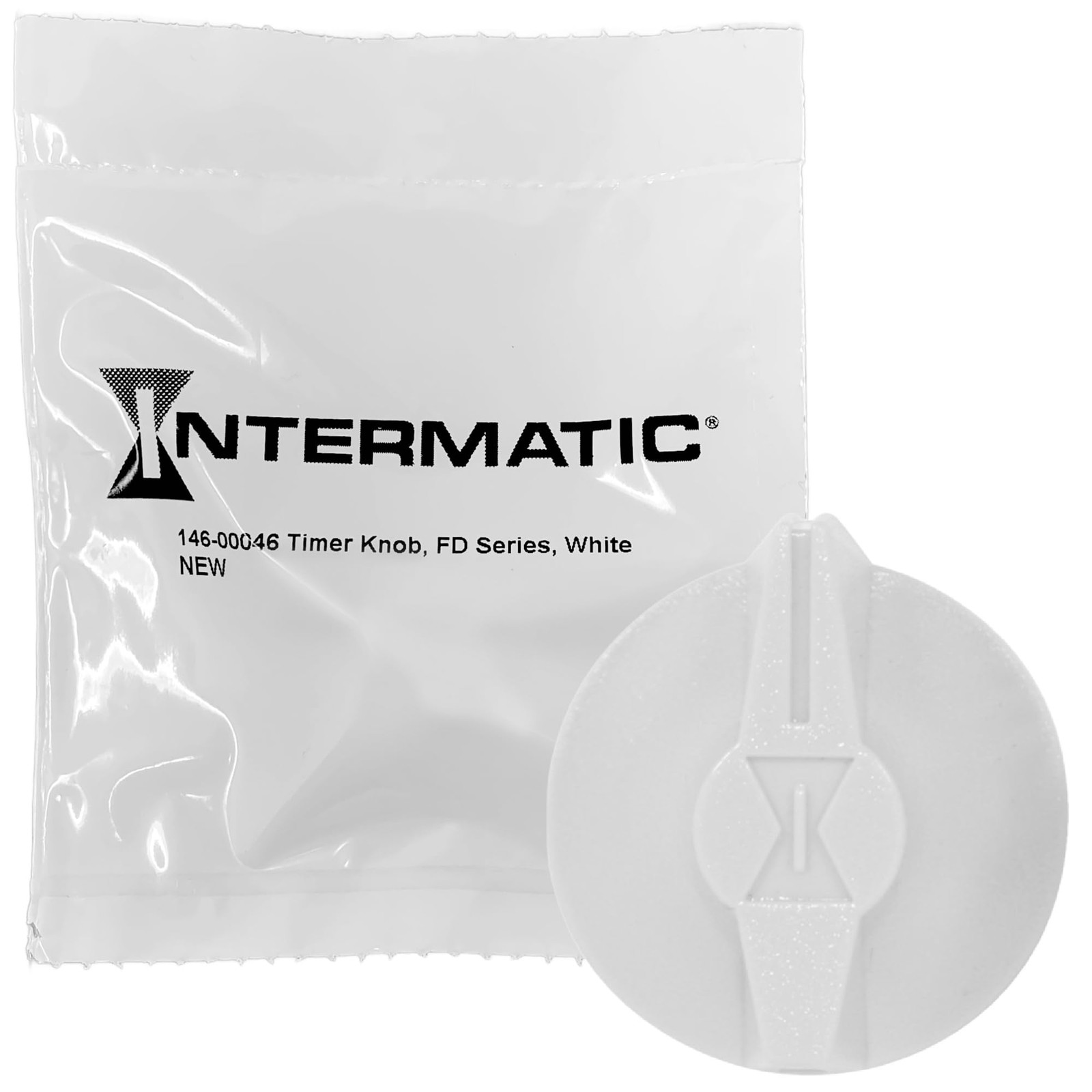 Intermatic 146MT574 Timer Knob for FD Series Spring Wound 1 inch, White