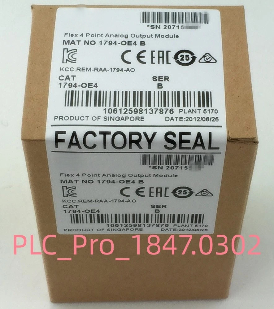 1794-OE4 1PCS Brand New AB 1794-0E4 SER B Flex 4 Point Analog Output Module