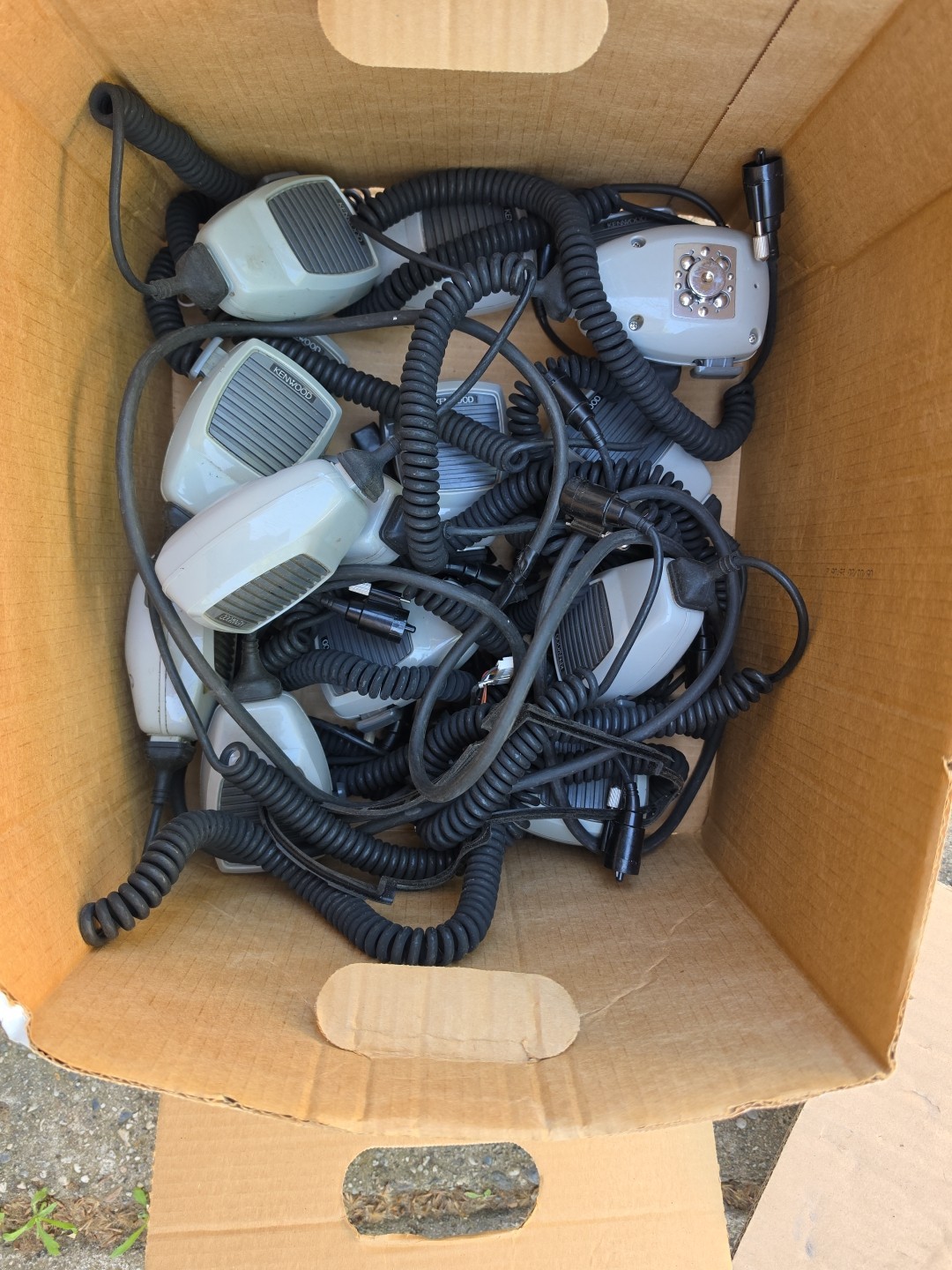 #5439 1-KENWOOD MOBILE MIC. "WORKING"