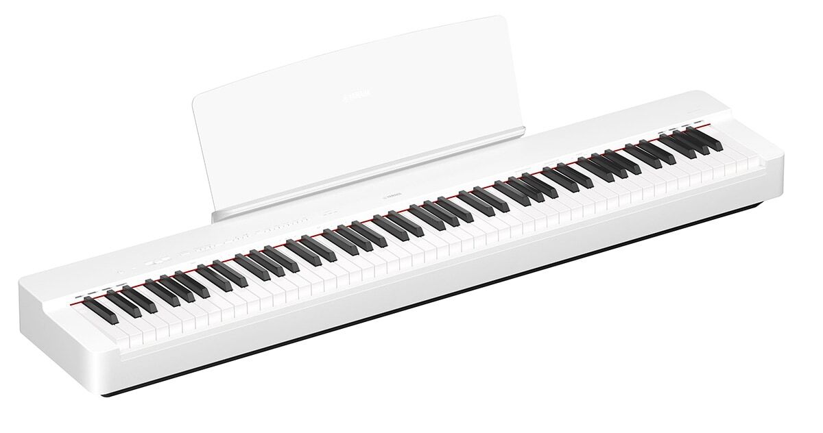 Yamaha P-225WH 88-keys Digital Piano White Compact P225