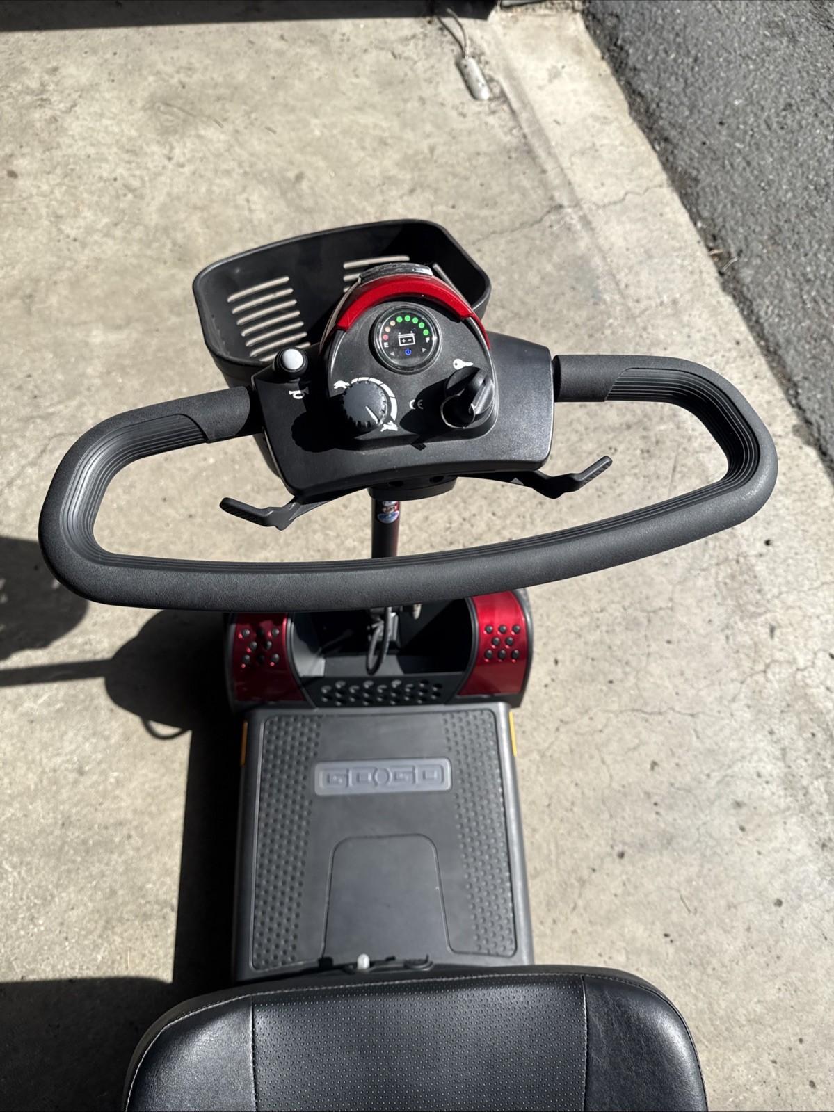 Pride Mobility Go-Go Elite Traveller 4-Wheel Mobility Scooter - Red