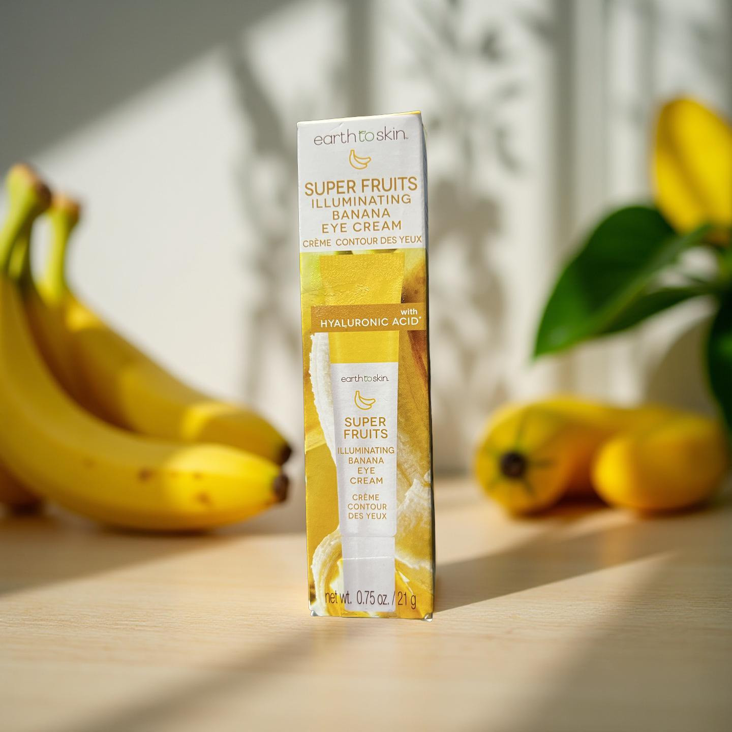 Earth to Skin Super Fruits Illuminating Banana Eye Cream 0.75 oz – Authentic