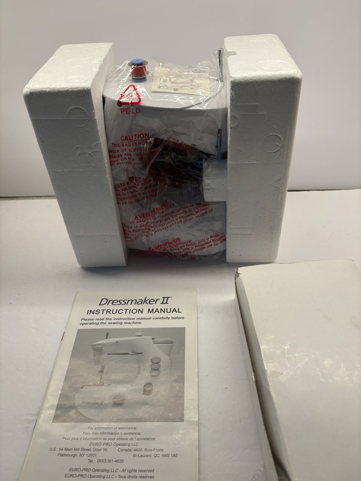 Dressmaker II Sewing Center NIB… Open Box