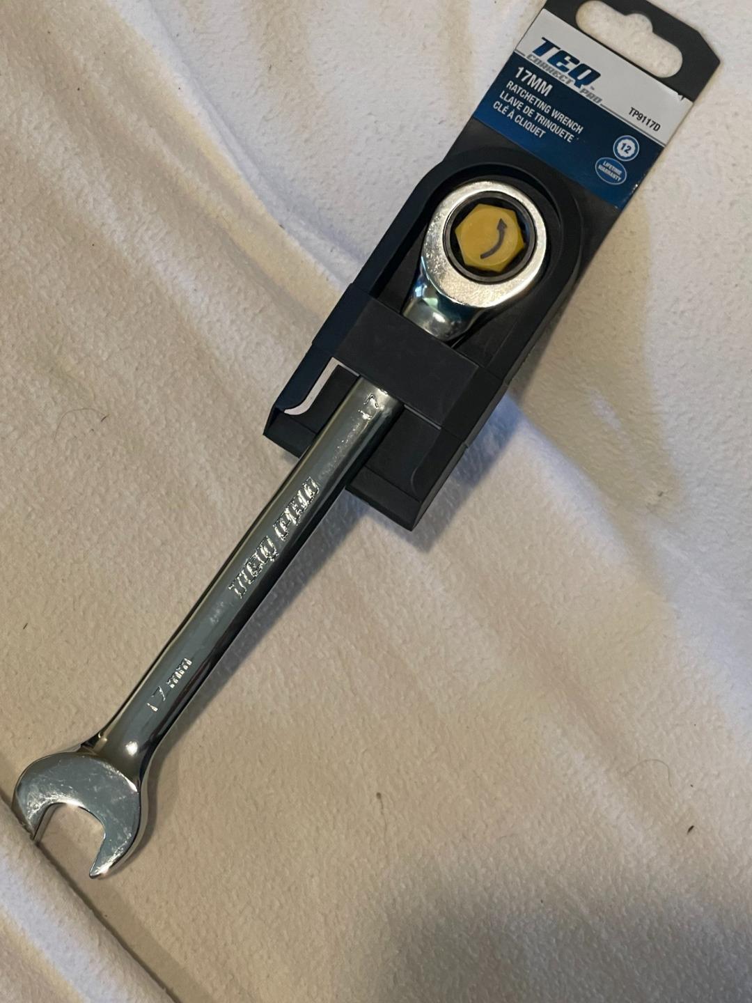 TEQ Correct Pro TP9117D - 17mm Ratcheting Wrench