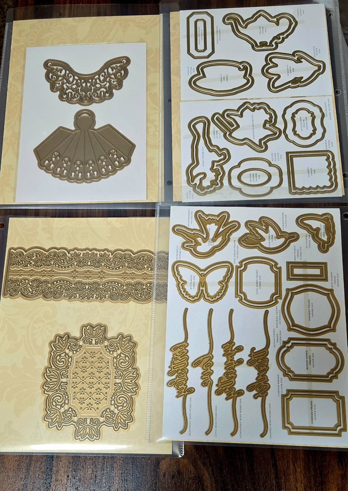 Anna Griffin Stamps And Die Set-LARGE LOT