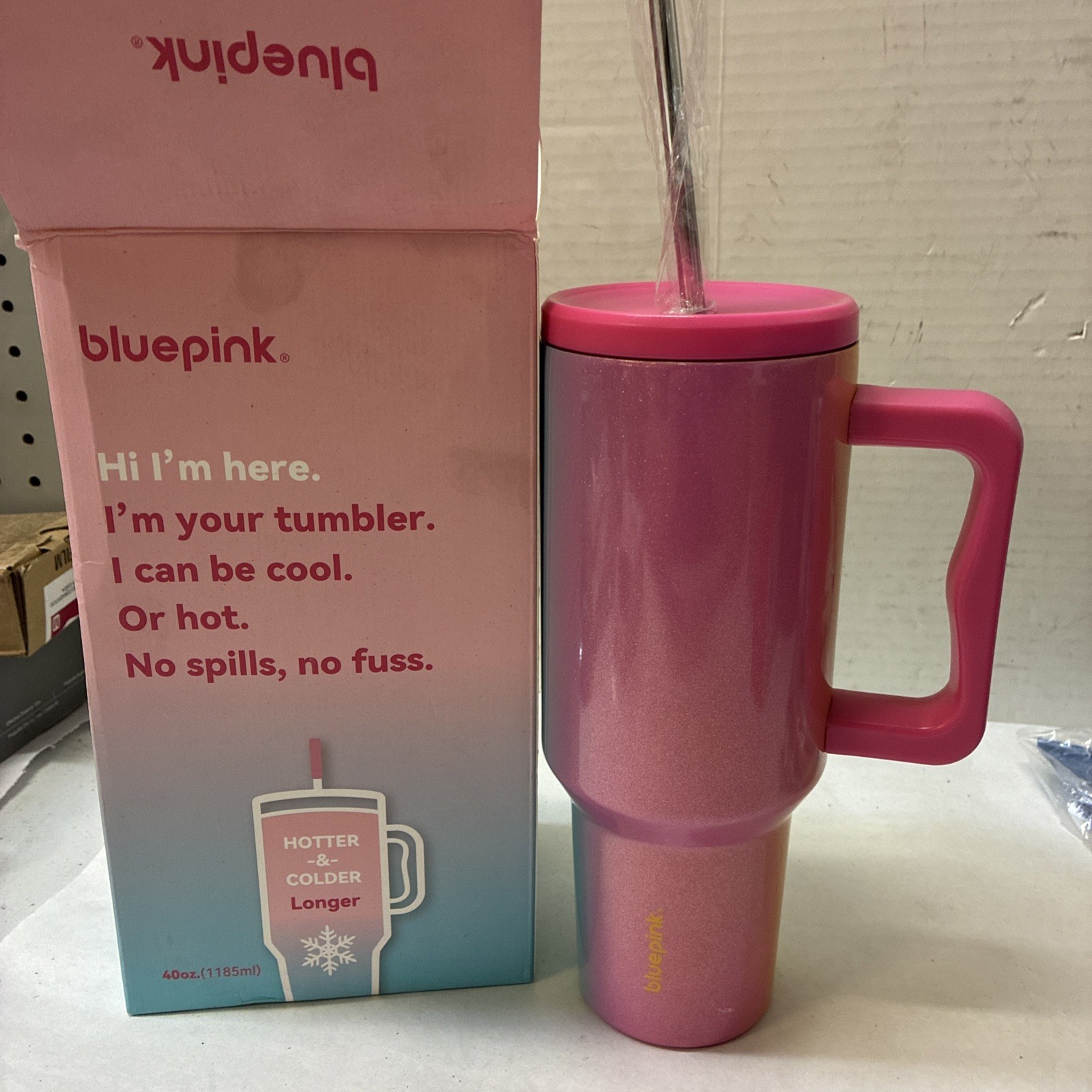 BluePink 40oz Bottle
