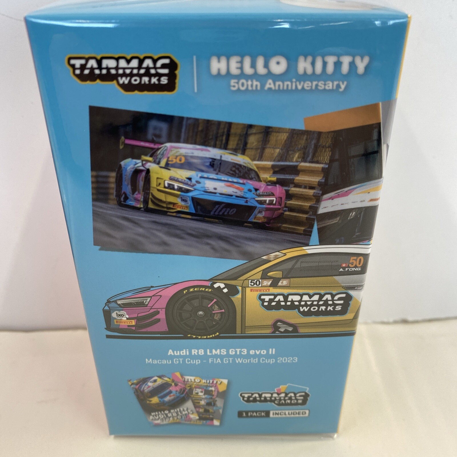 Tarmac Works 1:64 Audi R8 LMS GT3 Evo II Hello Kitty With Tarmac Cards *SEALED*