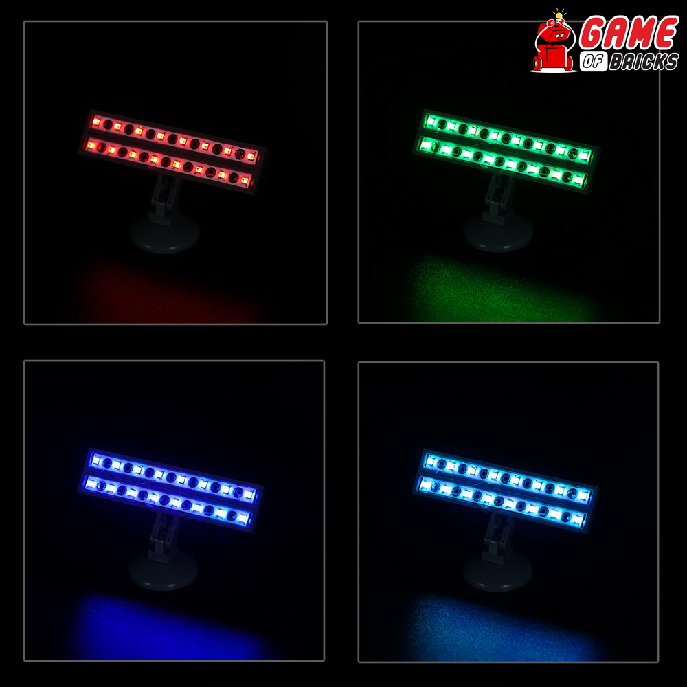 Square Spotlights for LEGO® sets (Pack of 2 - USB Connector)