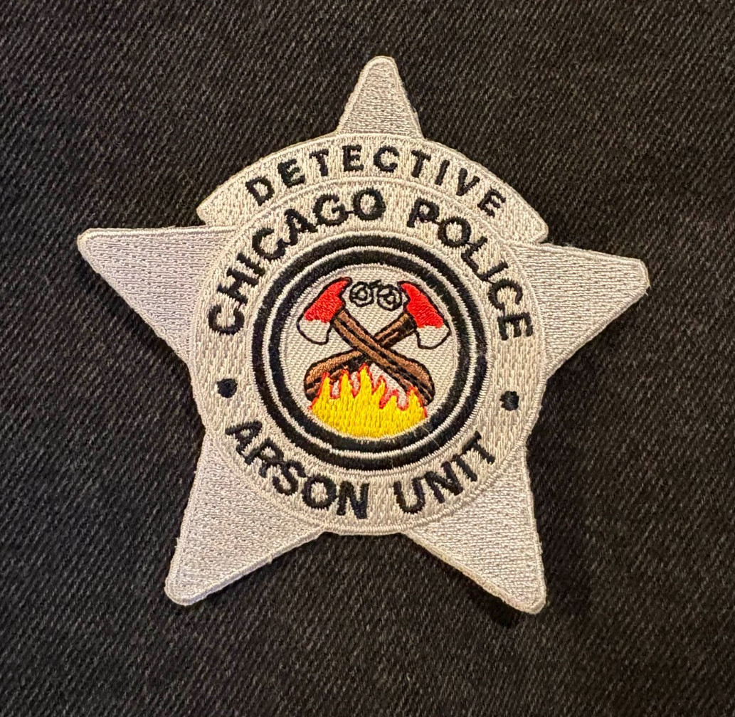 CHICAGO POLICE STAR PATCH: Arson Unit il police patch