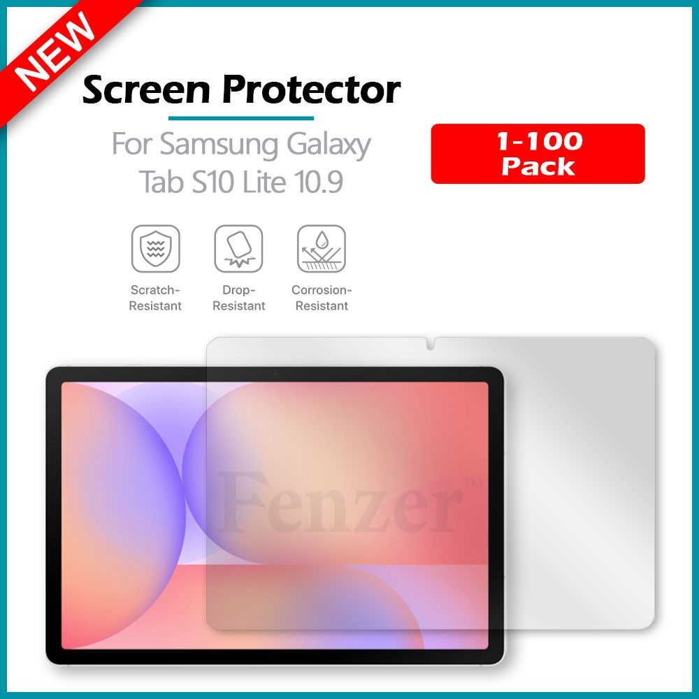 1-100 LOT LCD Clear HD Screen Protector for Samsung Galaxy Tab S10 Lite 10.9