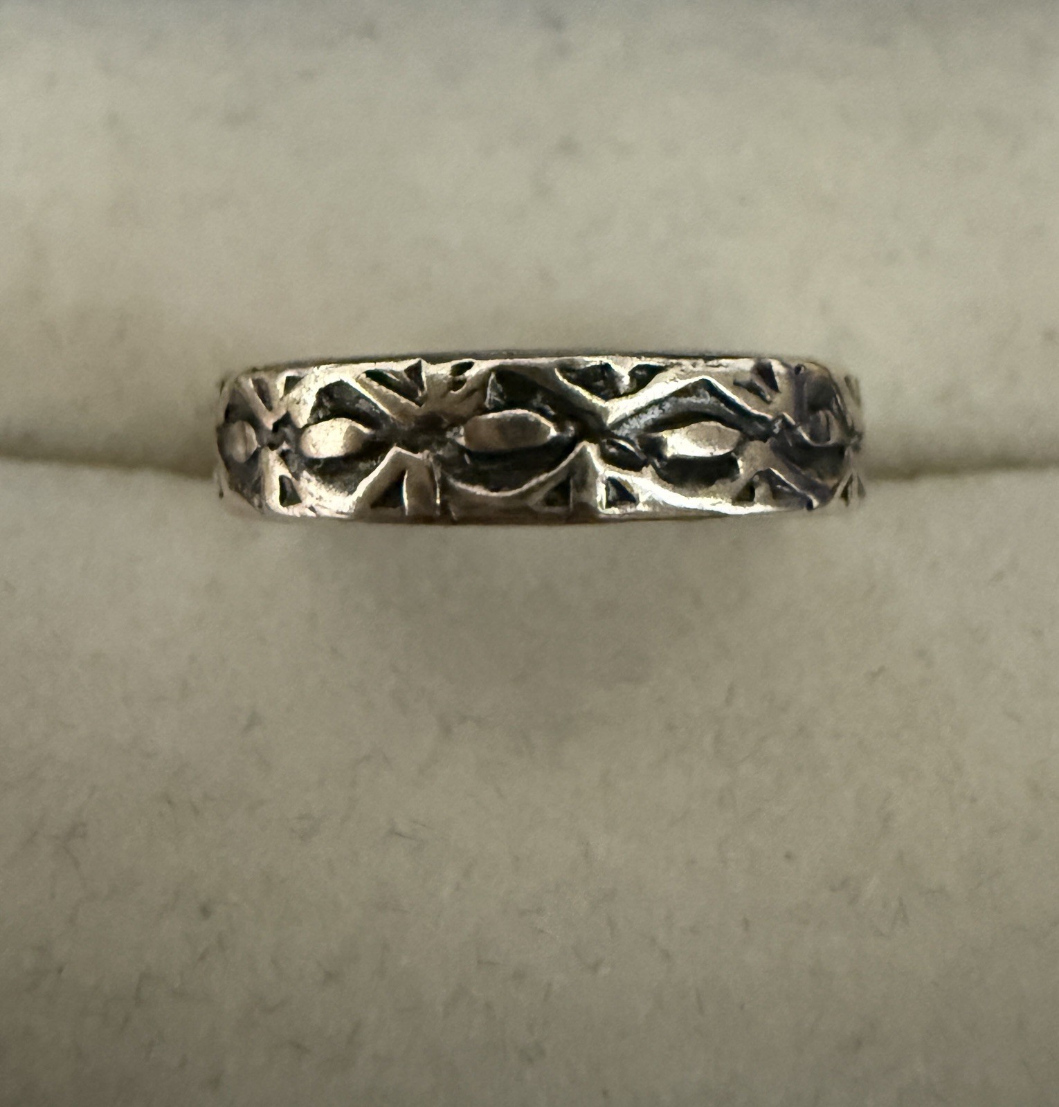 Women’s Toe Ring Engraved Design Adjustable Fit Sterling Silver .925