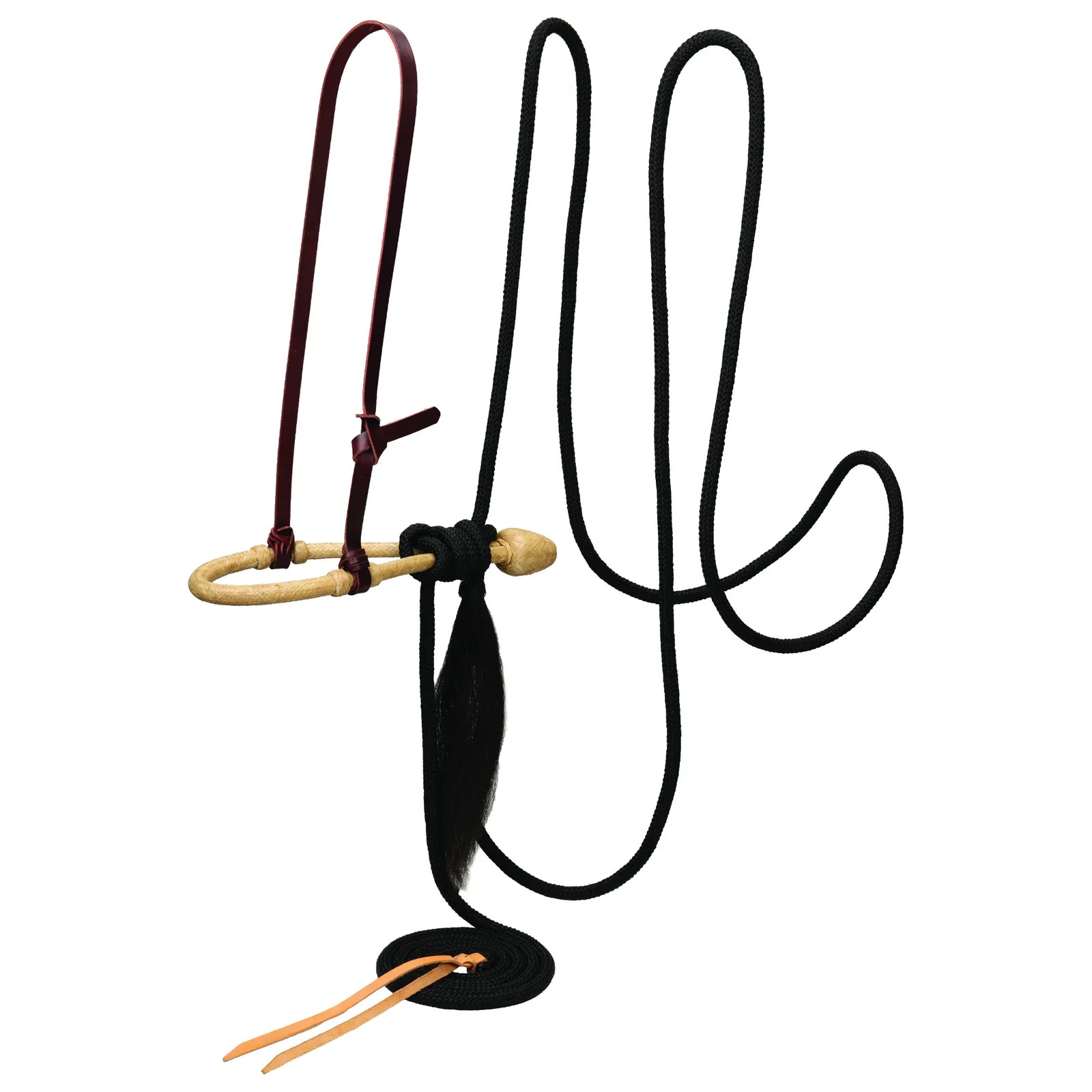 Weaver Leather Complete Mecate Set - Rawhide Bosal, 1/2” x 23' Black Braided