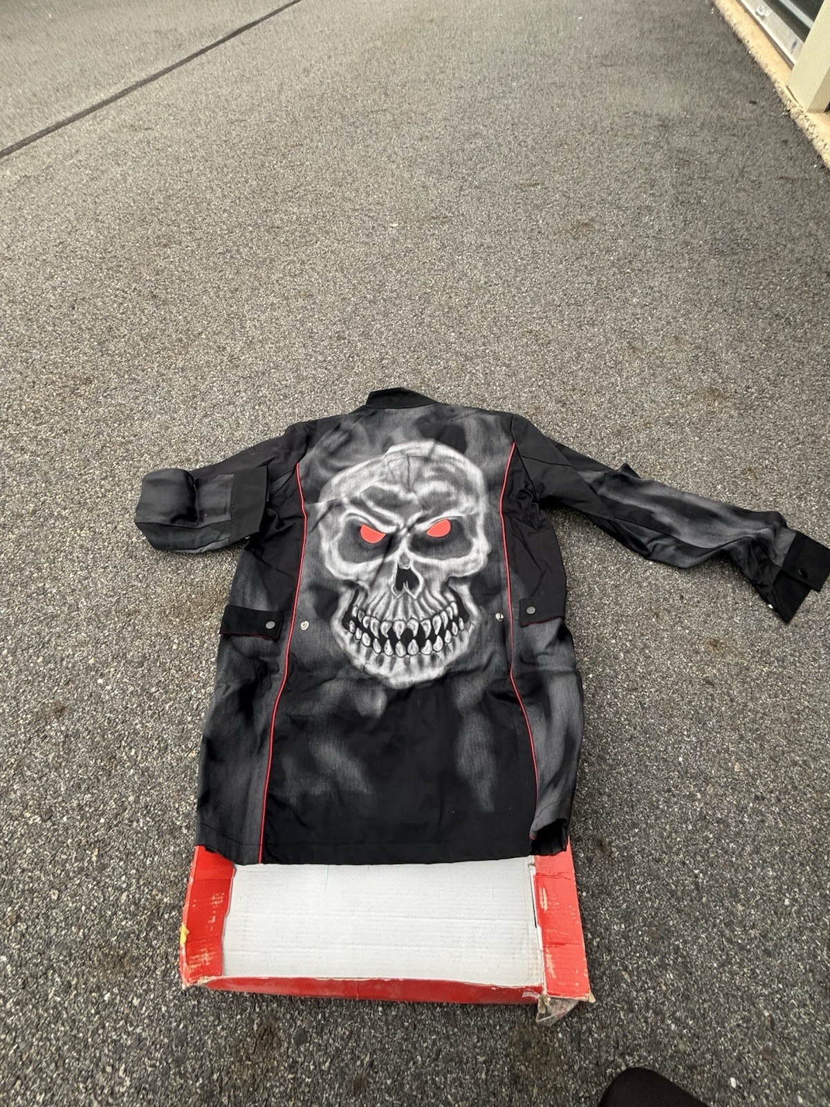Snap On Tools NEW WELDJACKETXL Skull Welding Jacket Black with Skull XTRA LARGE