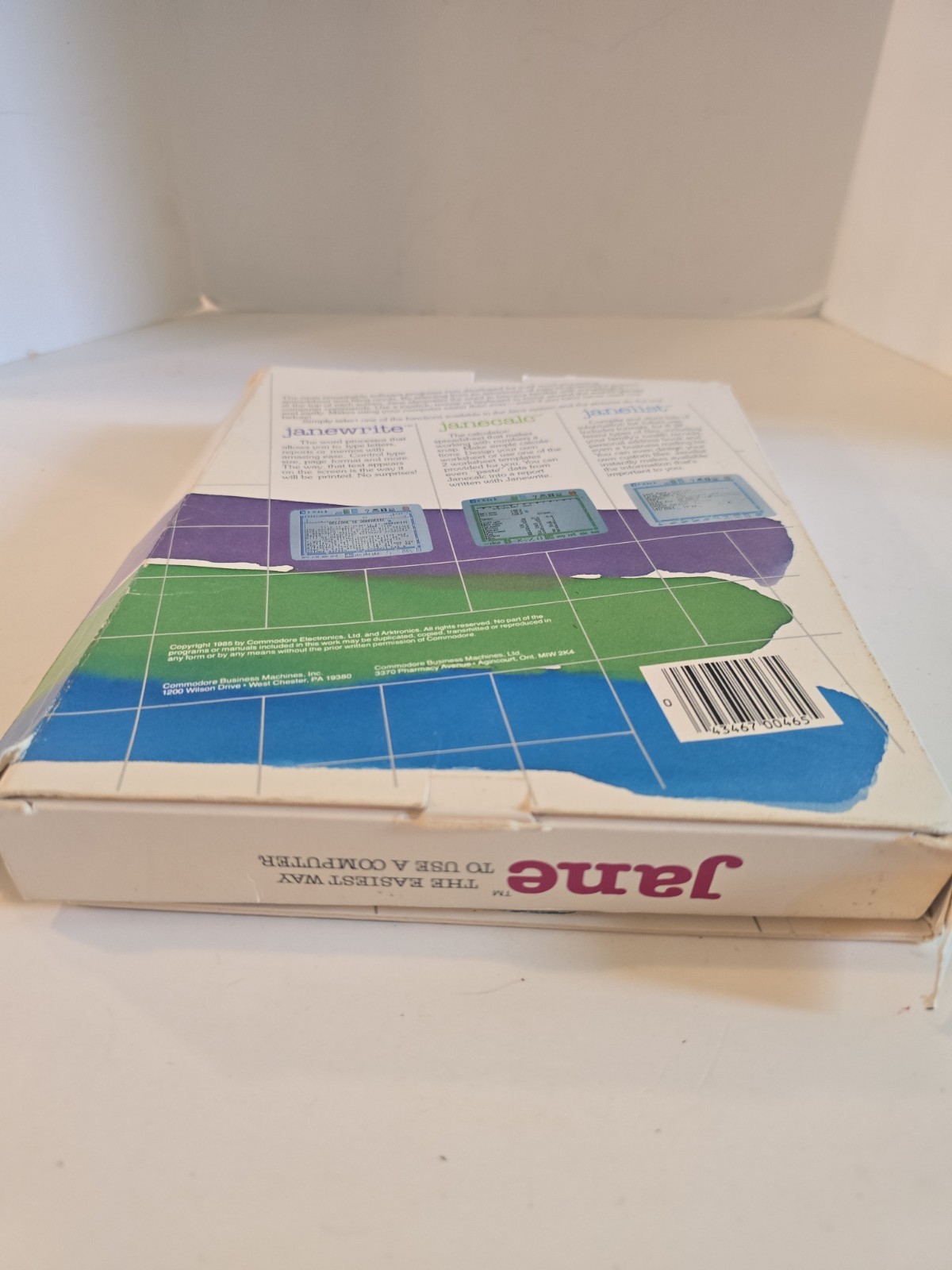 VTG Commodore 128 Jane Integrated Software User's 1985 3 Diskette Application