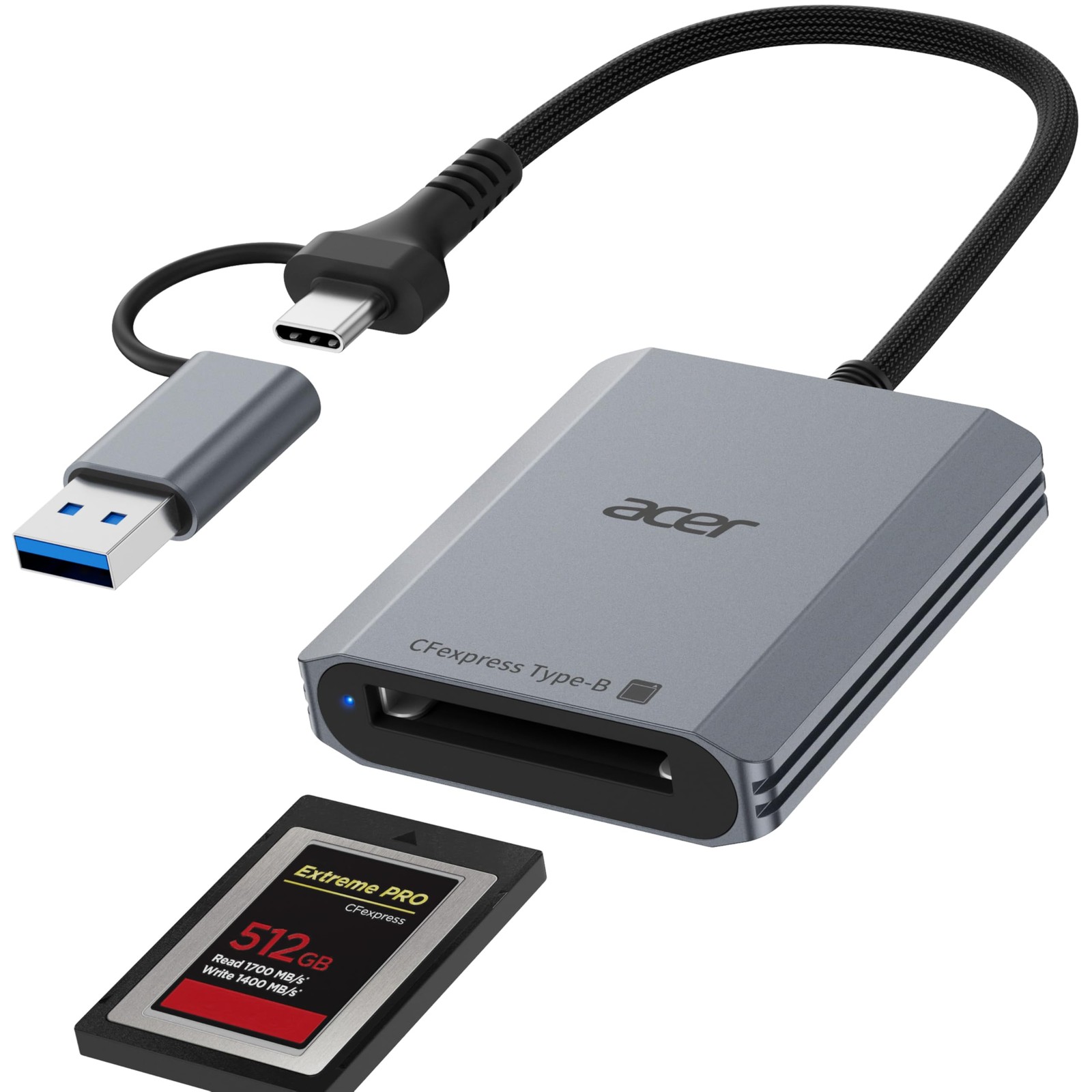 Acer CFexpress Type B Card Reader USB 3.2 Gen 2(CFexpress Type B Card ONLY)