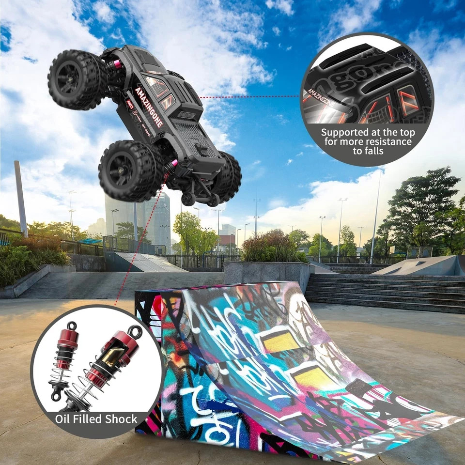 1/14 Brushless RC Cars for Adults Fast 60+ mph, RC Trucks 4x4 Offroad