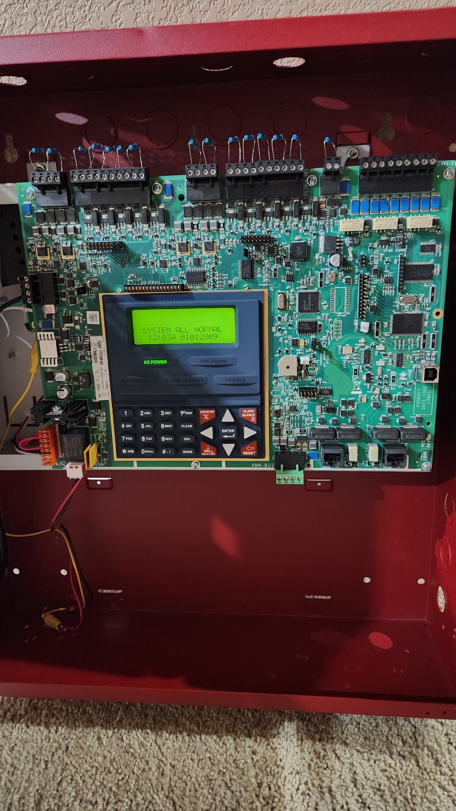 *Read Desc* - Fire-Lite MS-10UD-7 Conventional Fire Alarm Control Panel - Used