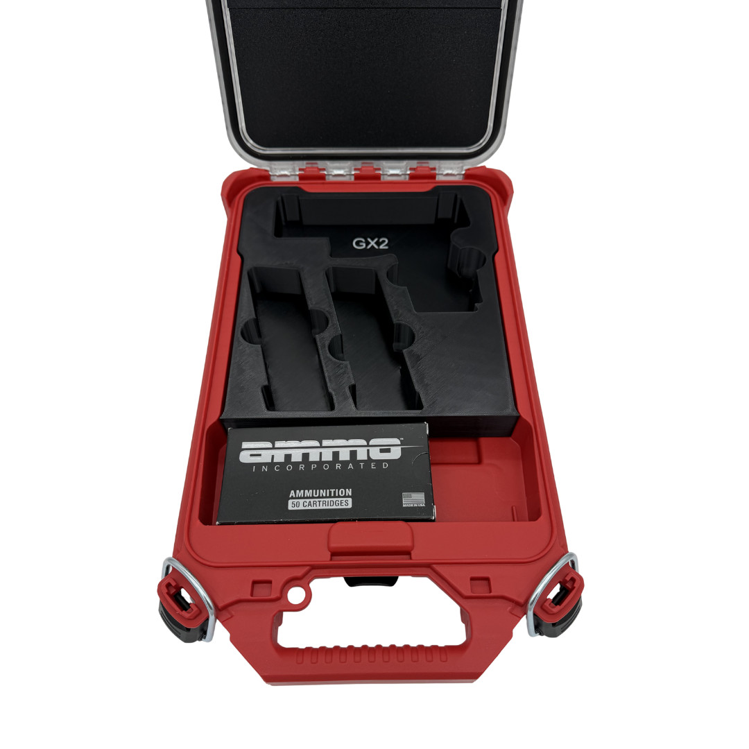Taurus GX2 Insert for Milwaukee Packout – Holds 2 Mags + 95 Rounds