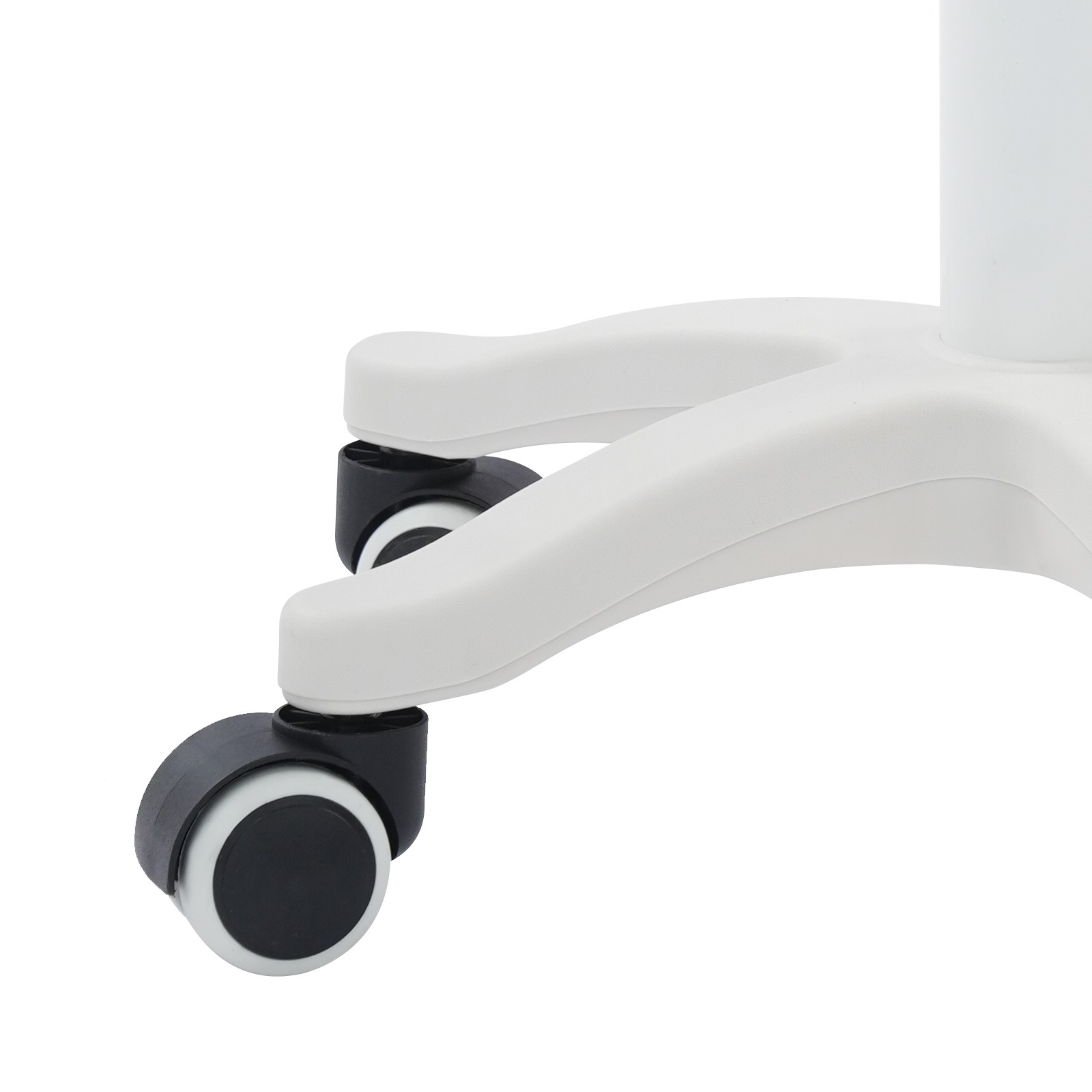 Adjustable Beauty Salon Chair, Rolling Stool, Rolling Stool with Low BackrestUS