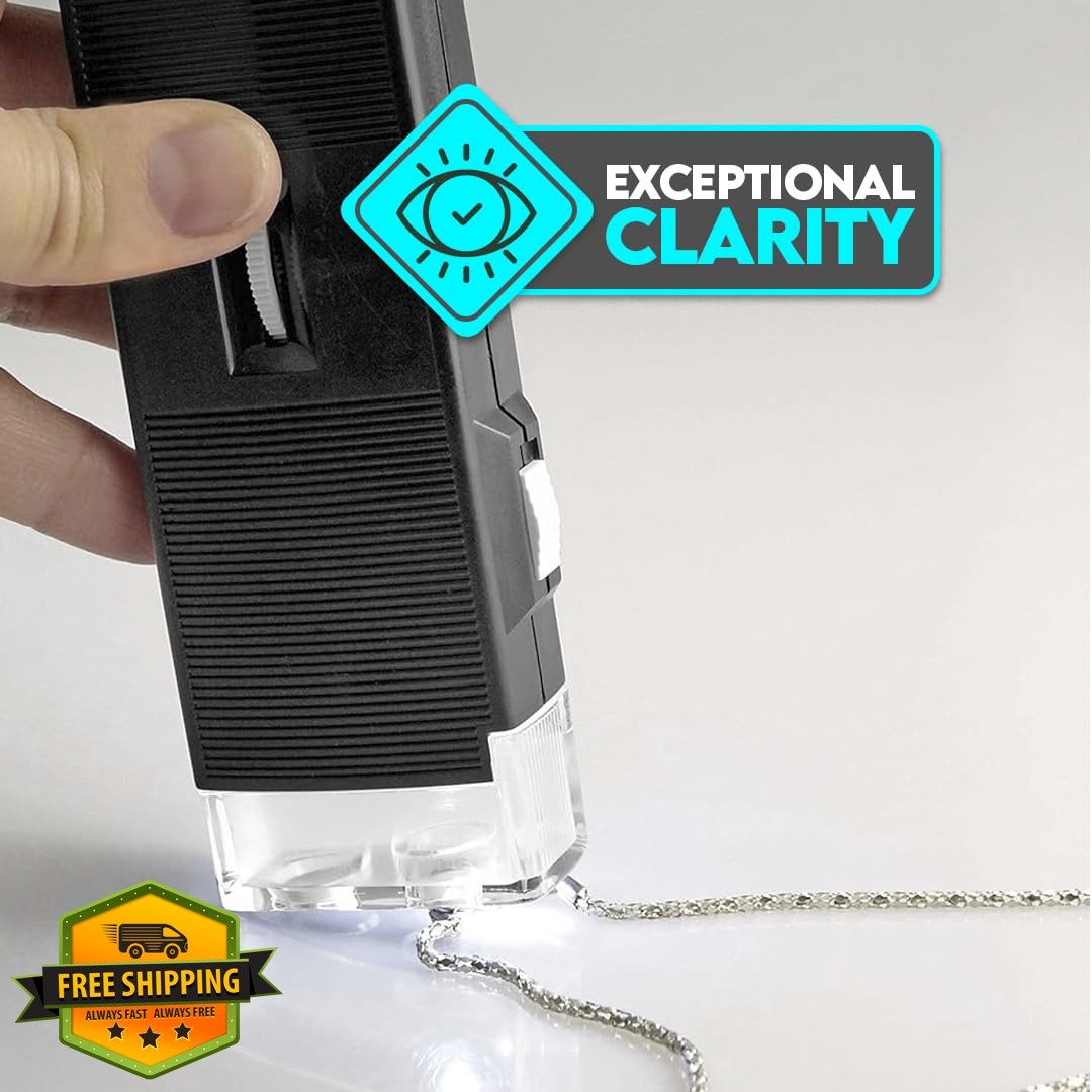 SE 30x LED illuminated pocket microscope