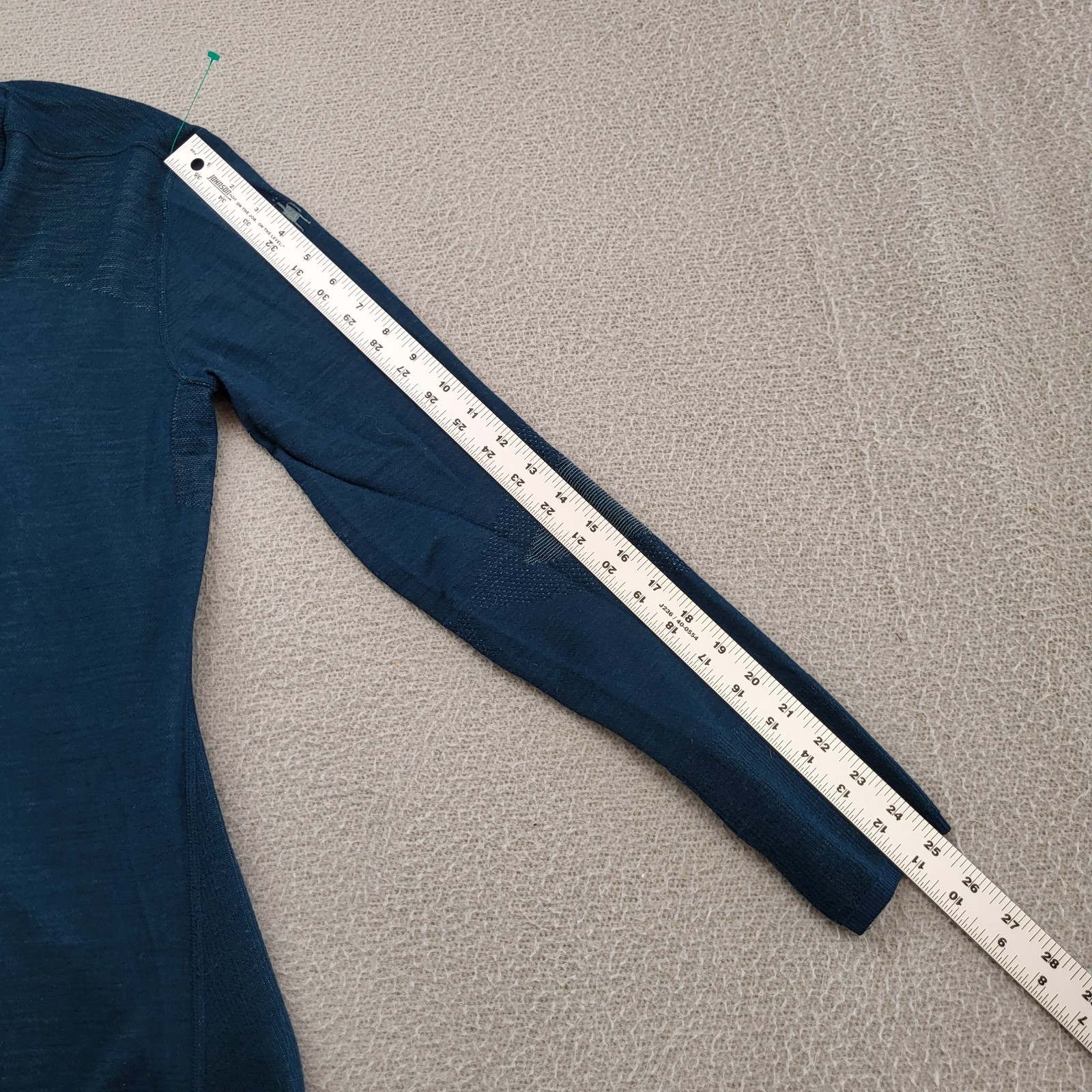 Smartwool 1/4 Zip Pullover Mens Medium Performance Embroidery Elbow Patch