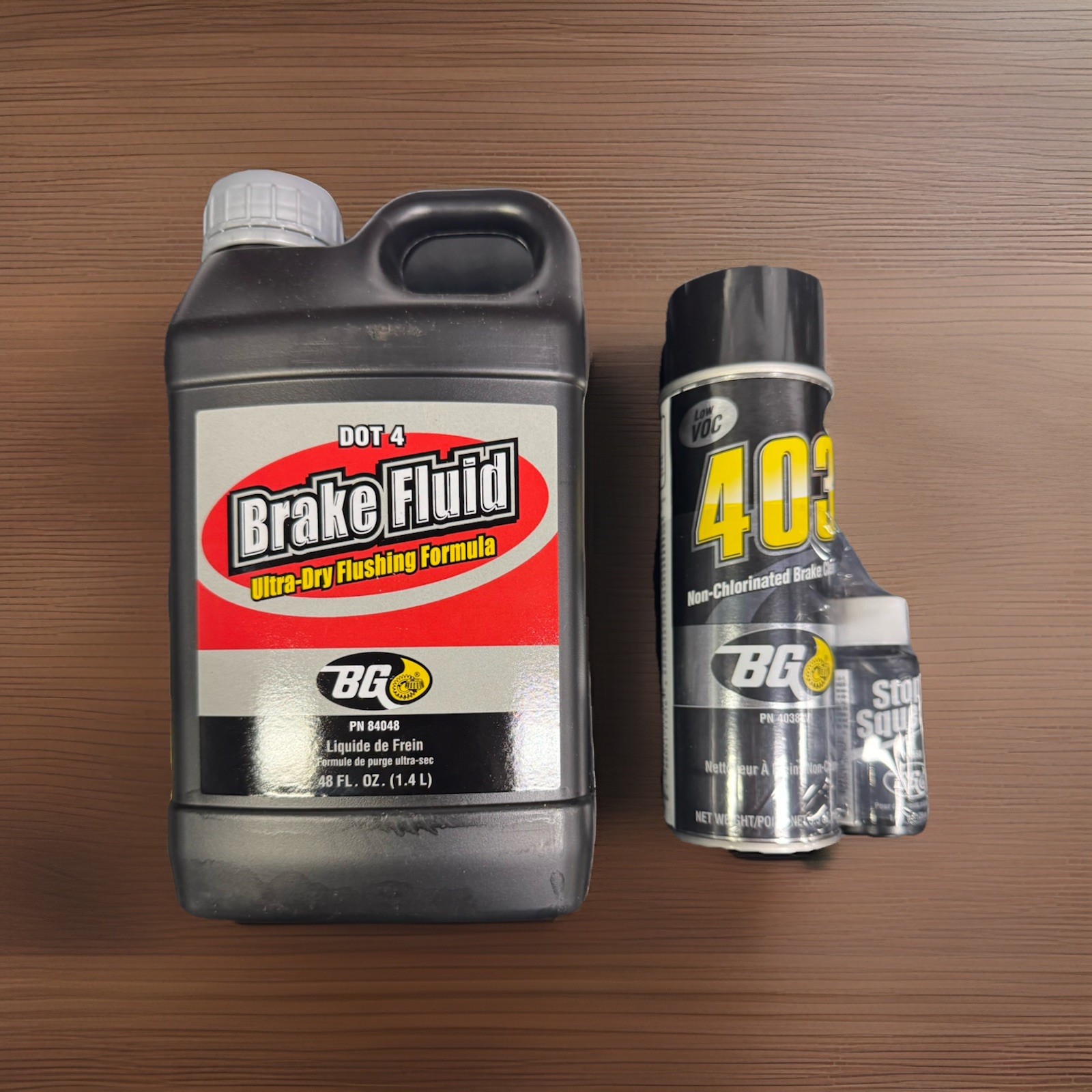 BG 403 Brake Service Kit & Dot4 Brake Fluid