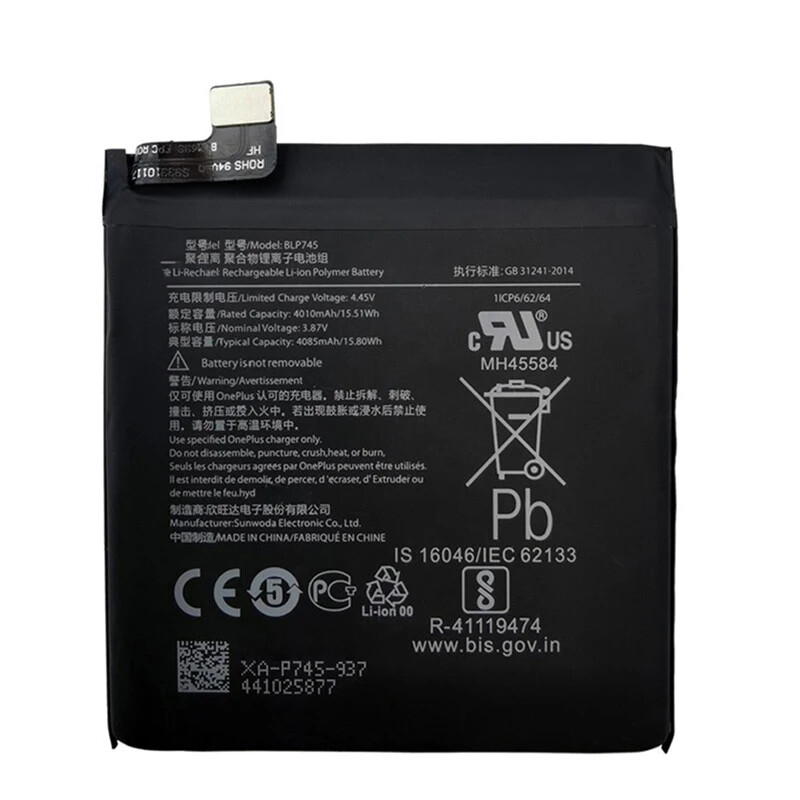 For OnePlus 7T Pro McLaren Edition Battery BLP745 Replacement Tool Kit