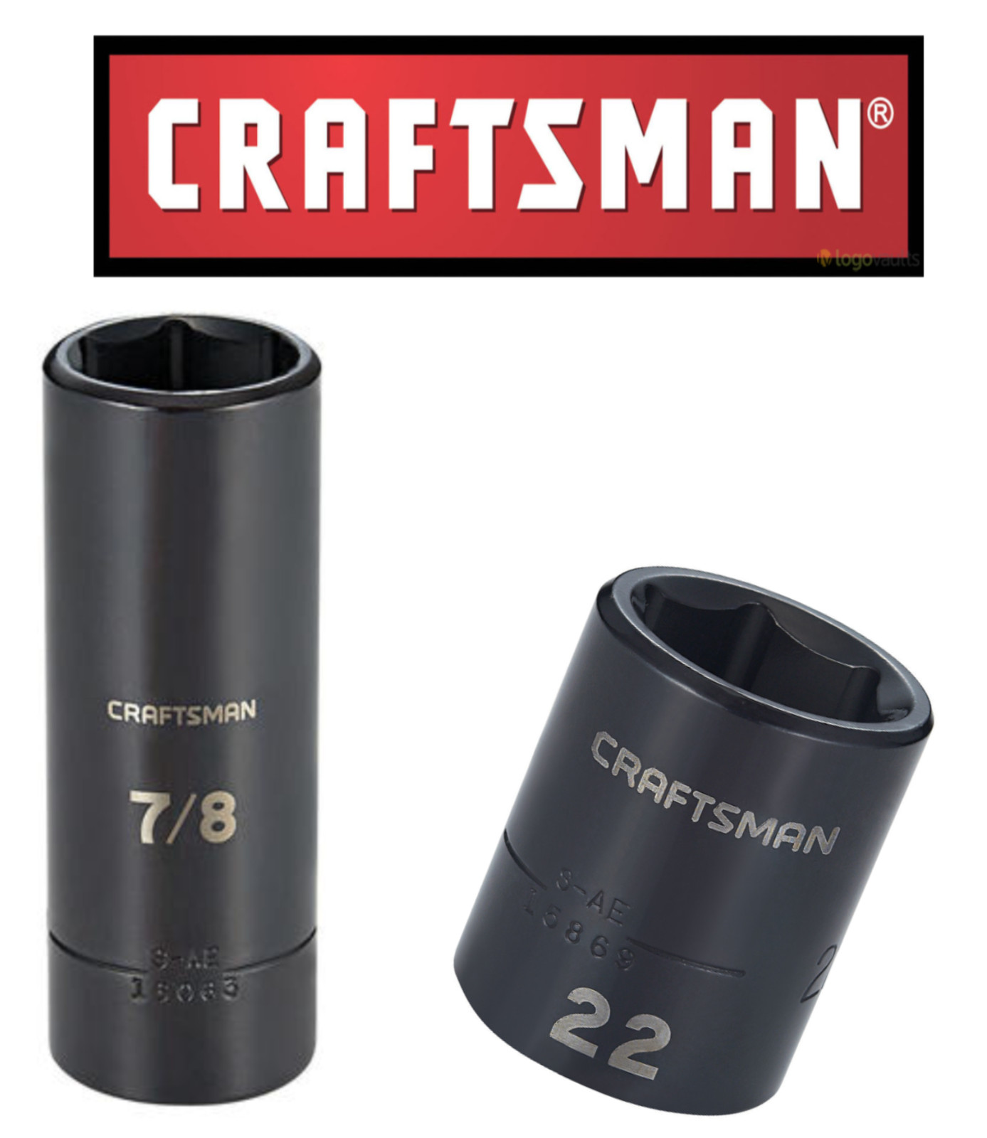 NEW Craftsman 1/2" & 3/8" Drive Impact Socket Deep/Shallow 6pt SAE/MM Choose