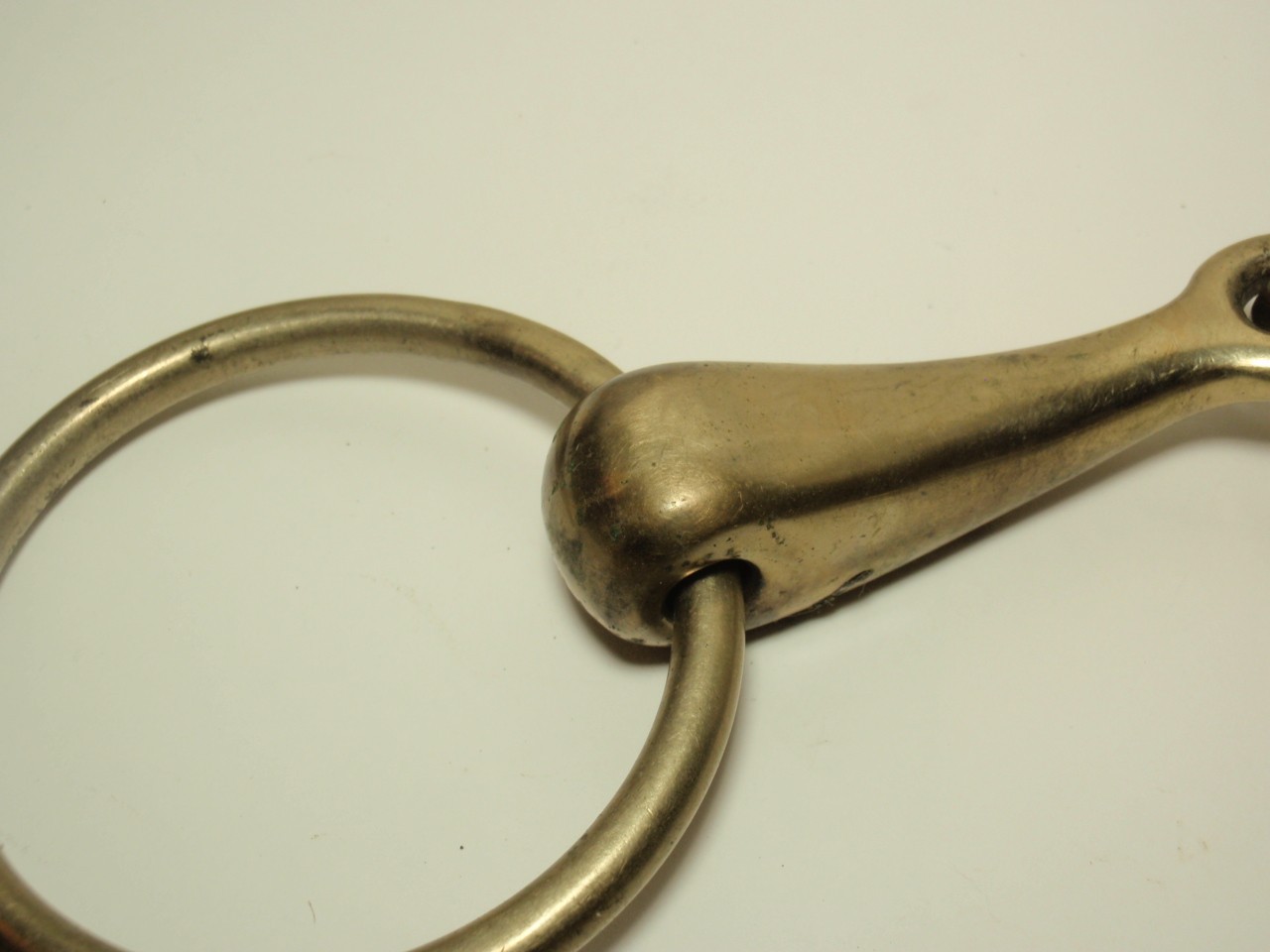 Lot 3 Equine Loose Single Joint Snaffle Ring Bit *USED*