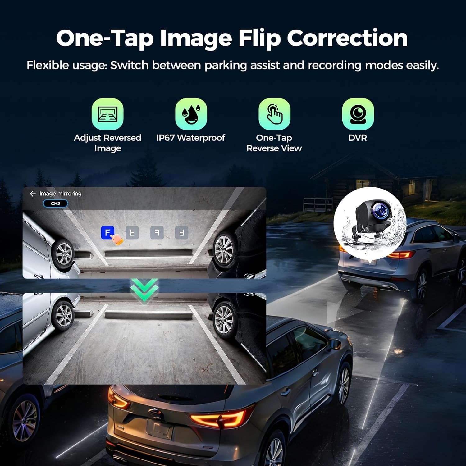 Lamtto RC32 11" Wireless AI CarPlay Screen Android Auto GPS DVR Backup Camera