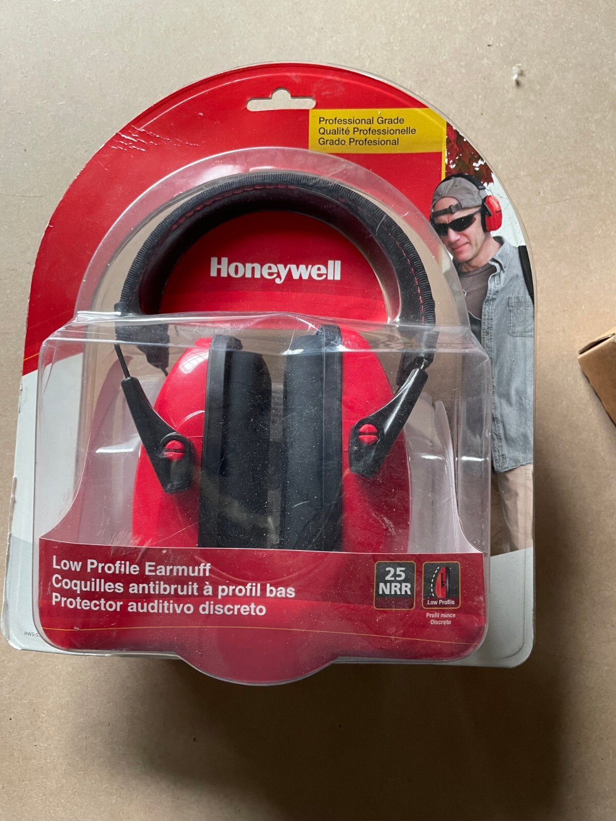 New Honeywell Low Profile Earmuff, Noise Blocking, 25NRR