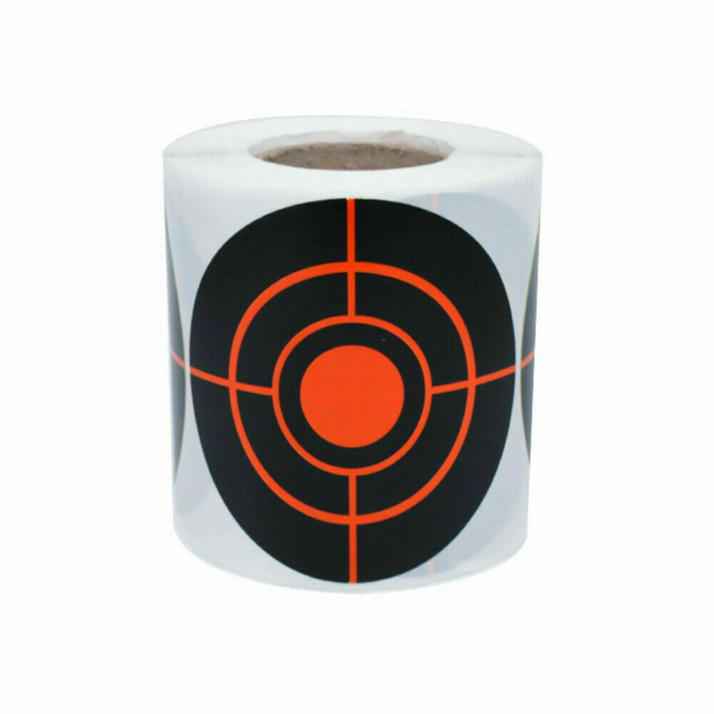 100/500Pcs 3" Shooting Self Adhesive Targets Splatter Reactive Target Stickers