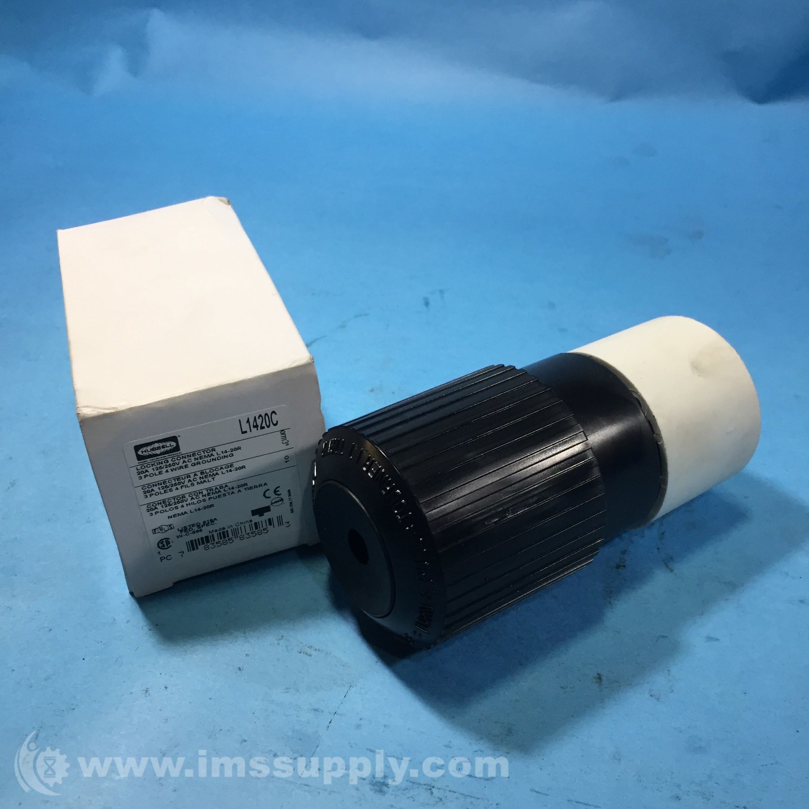 Hubbell L1420C Locking Connector FNOB