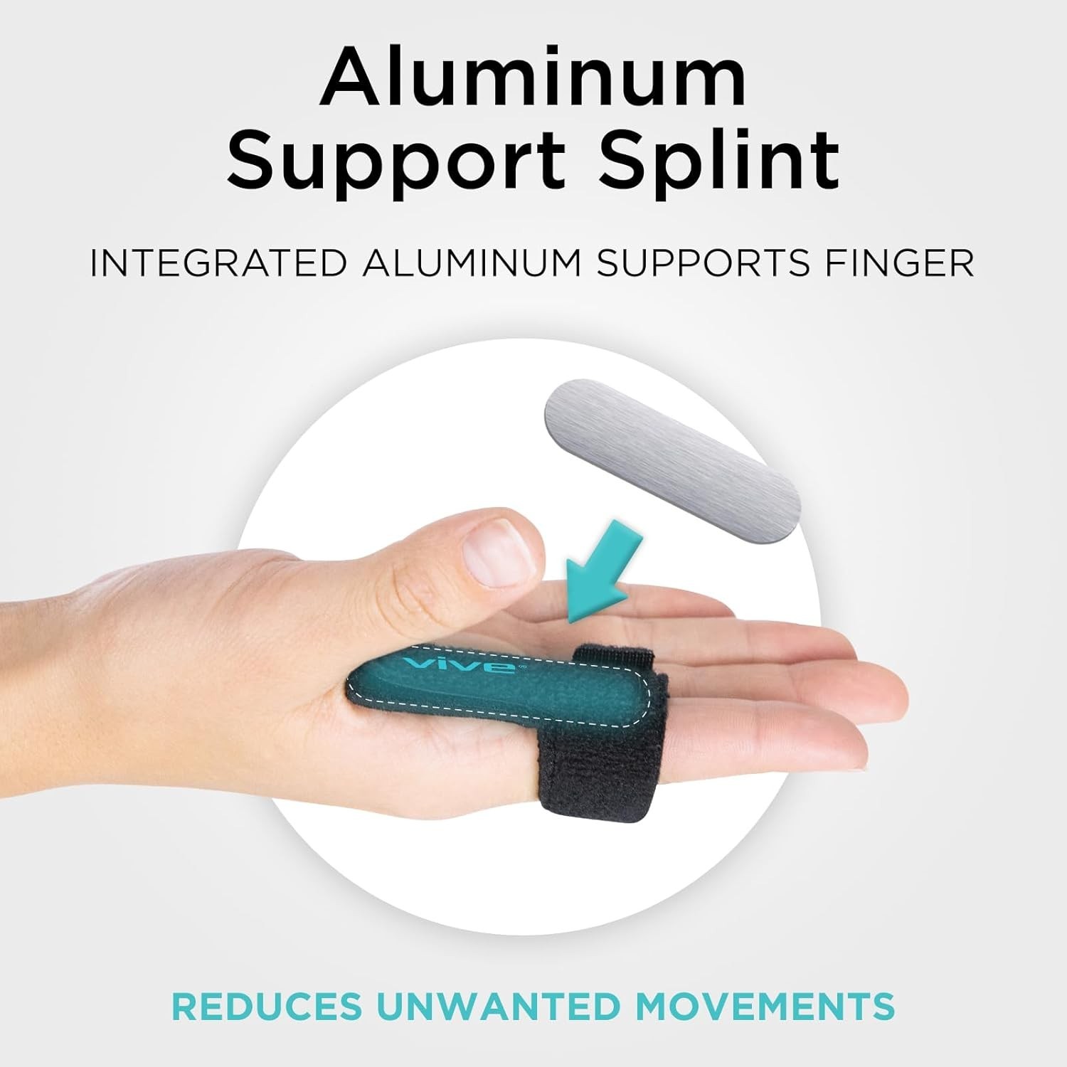 Vive Trigger Finger Splint - Support Brace for Middle, Ring, Index, Thumb and Pi