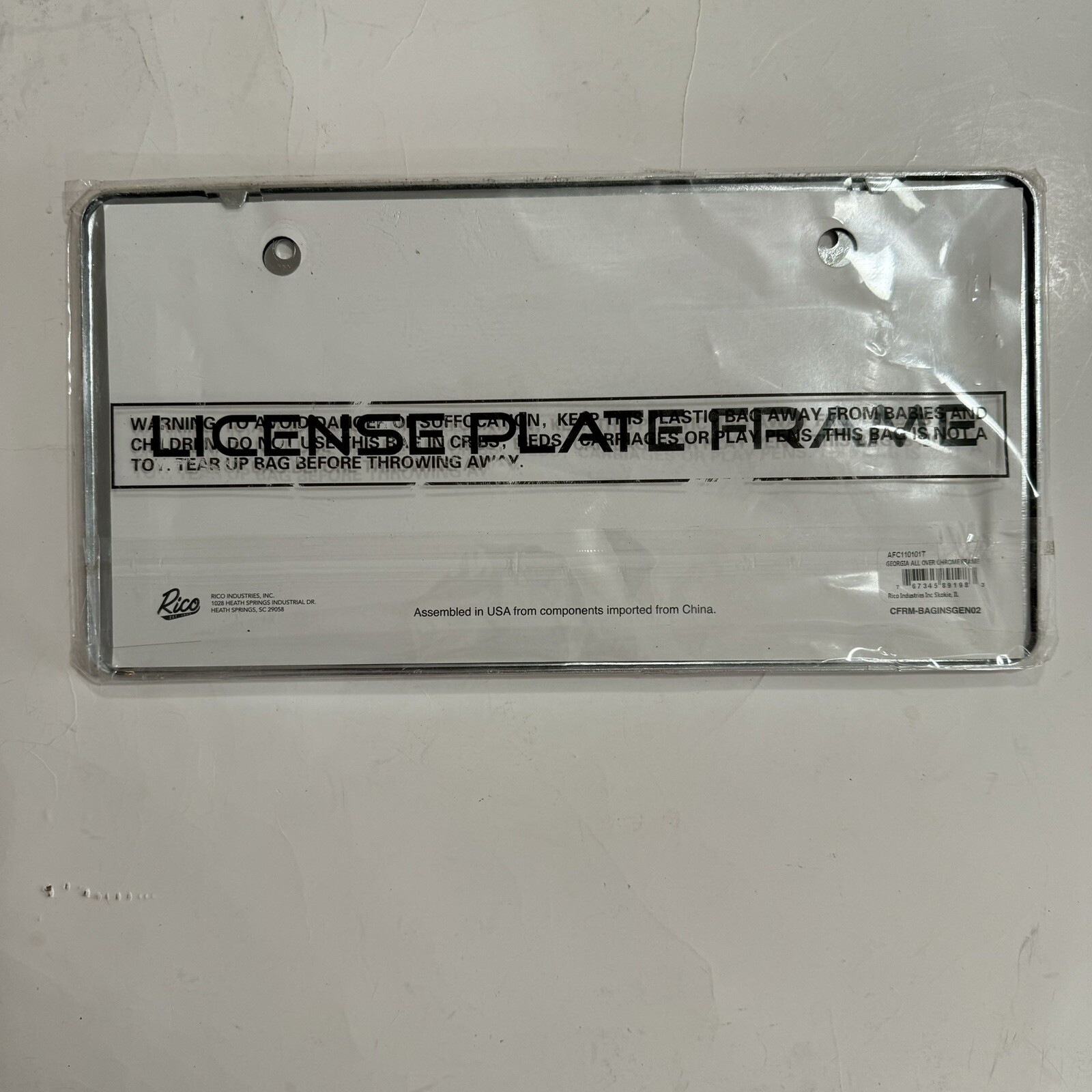 Georgia Bulldogs License Plate Frame New E34