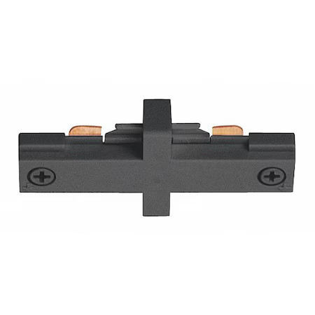 Juno Lighting R23 Bl Straight Connector, Black, 2 1/4In
