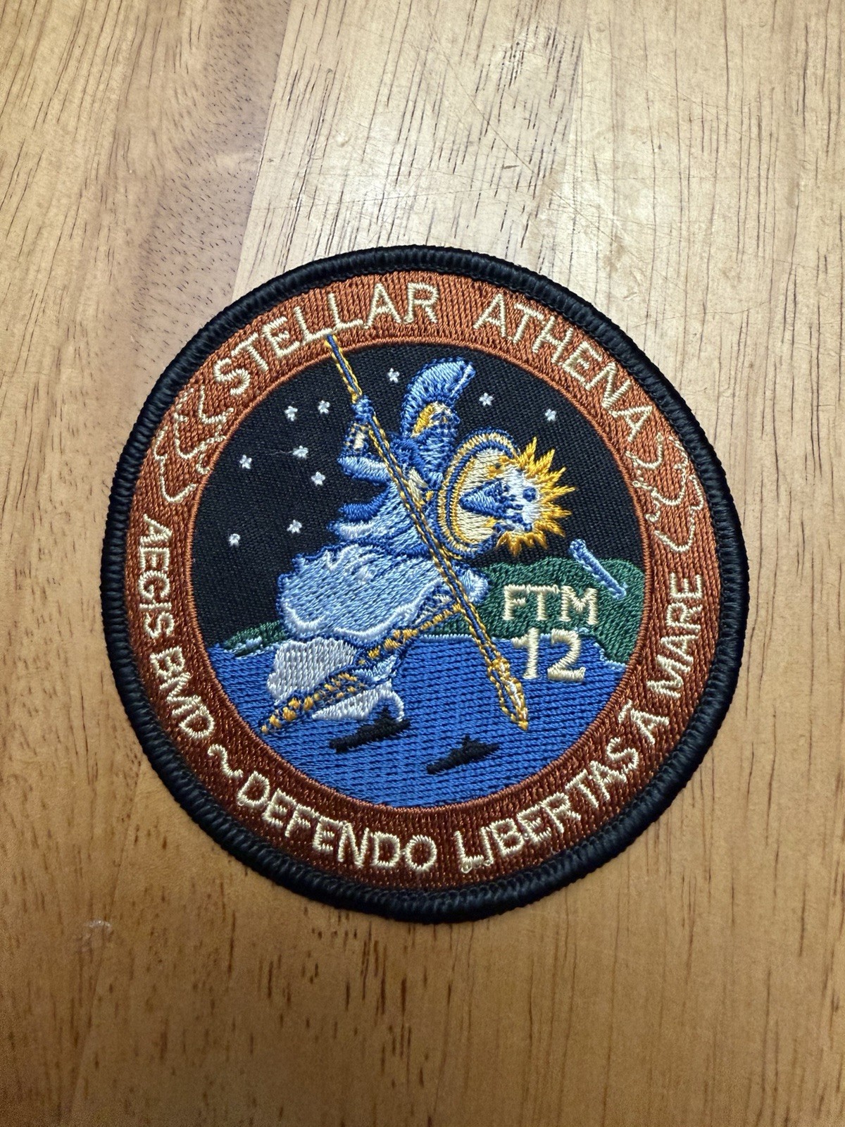 FTM-12 Stellar Athena Aegis BMD Navy Ballistic Missile Defense Intercept Patch