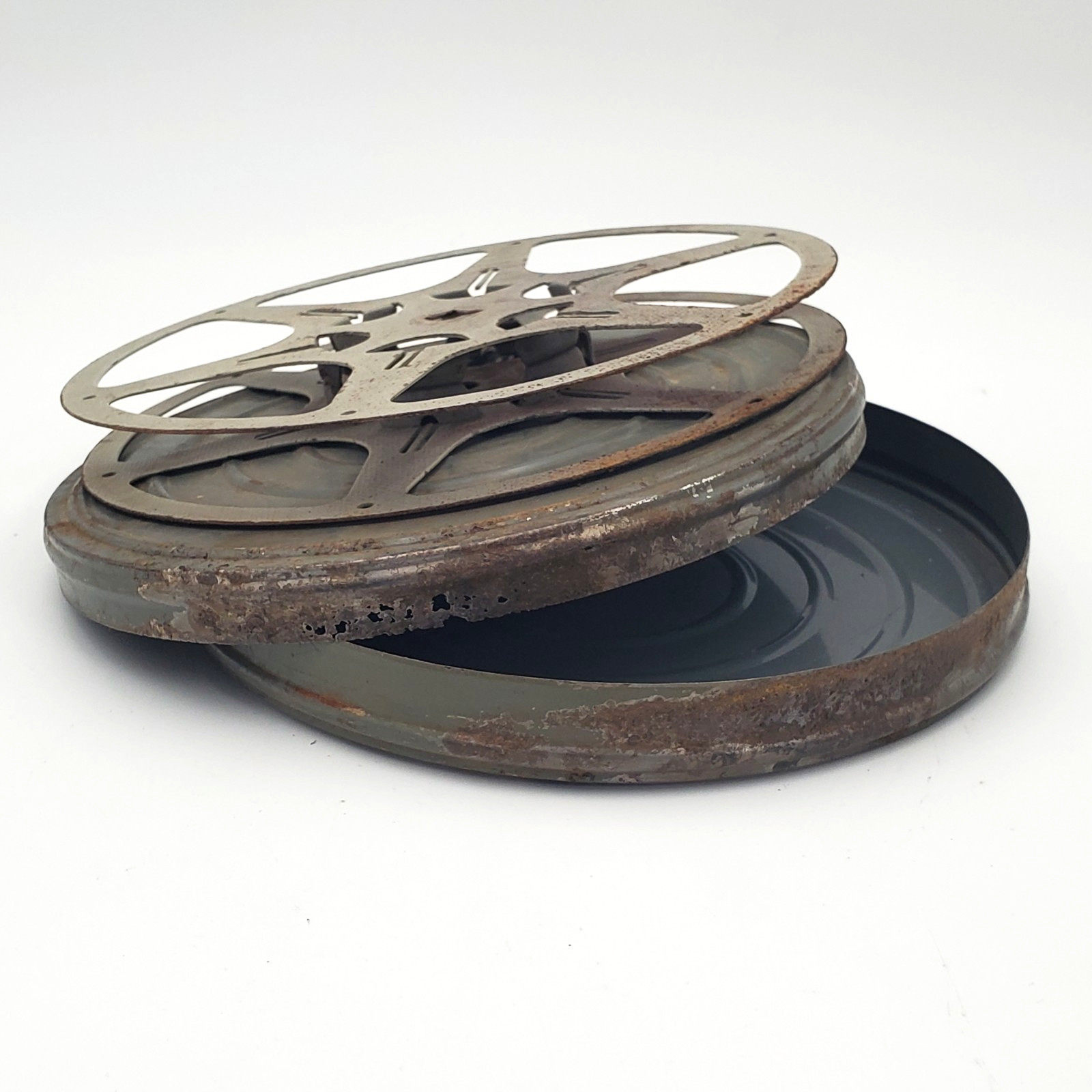 Patina Eastman Kodak Co Kodascope Reel 7" 400ft w/Can - Rust Project