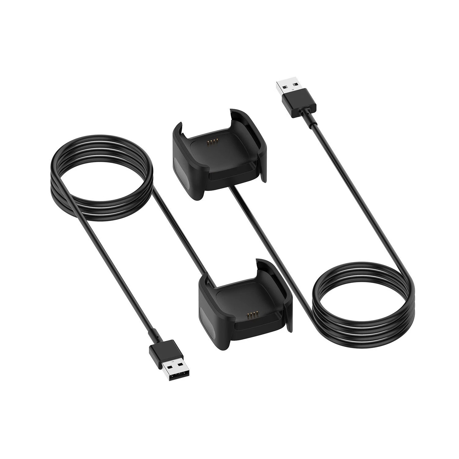 For Fitbit Versa 2 USB Charger Charging Power Dock Cradle Smart Watch