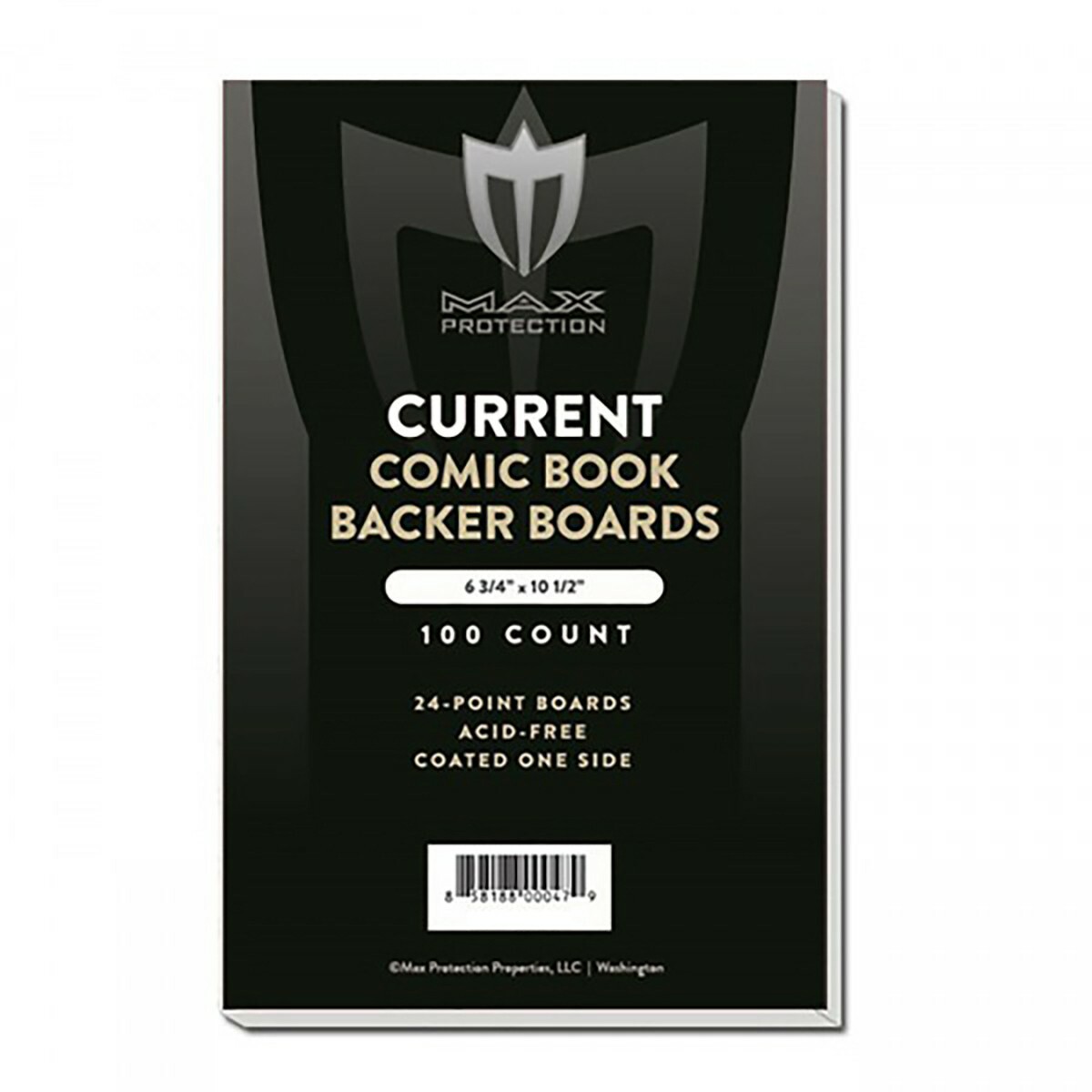 100 Max Pro Current /Modern Comic Book Acid Free Backing Boards white backers