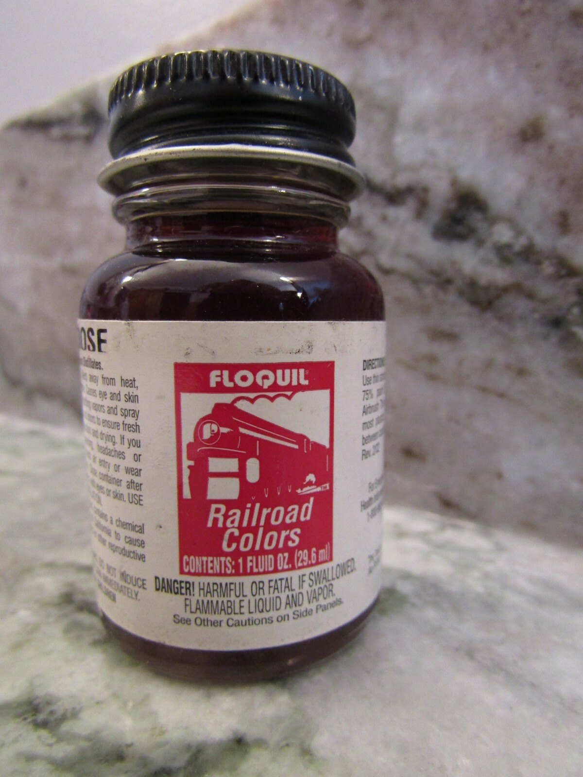 FLOQUIL RAILROAD COLORS MODEL PAINT - 1oz 1 OUNCE - CABOOSE