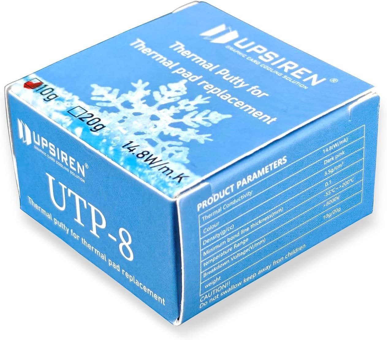 UTP-8 Thermal Putty 10g: Rapid Cooling Solution for GPU & Electronic Repairs