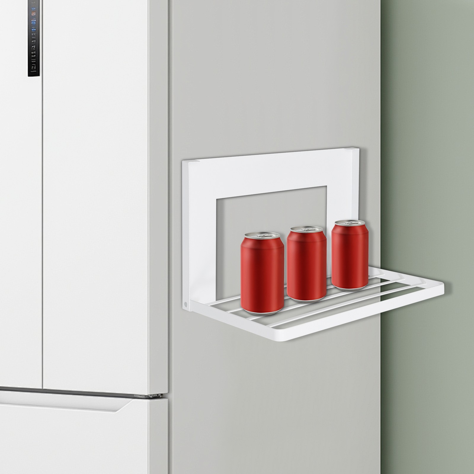 Magnet Rack Mount On Washing Machine, Durable Folding Rack For Laundry Bathroom