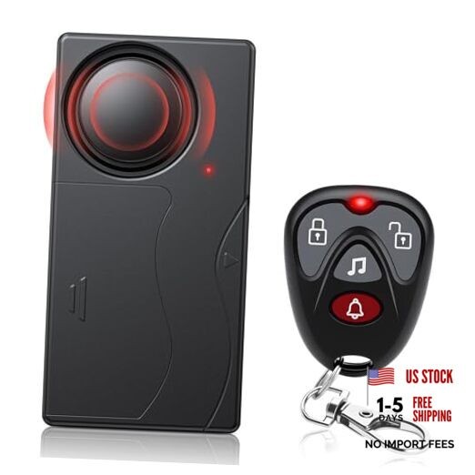 110dB Car Alarm System, Anti-Theft Vibration Alarm with 10 Levels WL01