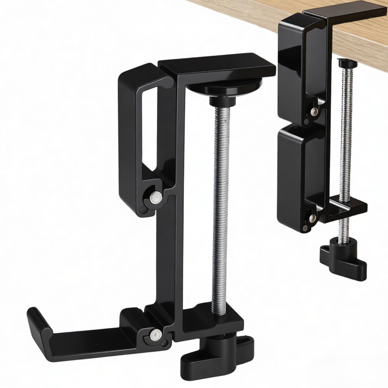 JAKO New Foldable Headphone Stand for Desk, Aluminum Alloy Silver