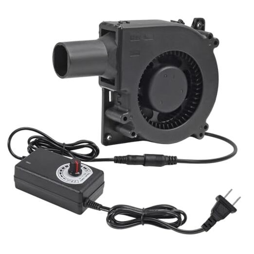 120mm 12V BBQ Blower Fan ,120mm x 32mm Dual Ball Blower Fan 12V with 110v -