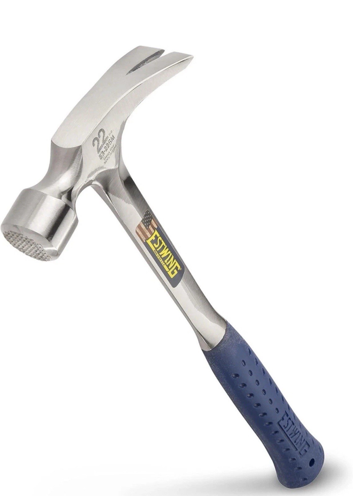 Estwing E3-22SM 22 oz. Framing Hammer Forged Steel Head Forged Steel Handle 16”