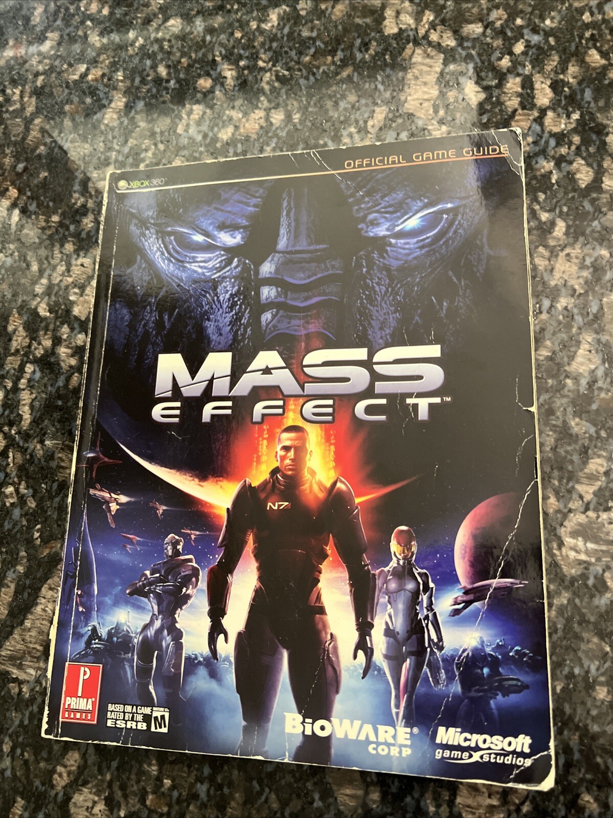 Mass Effect Prima Official Strategy Game Guide Xbox 360 Without Attached Poster